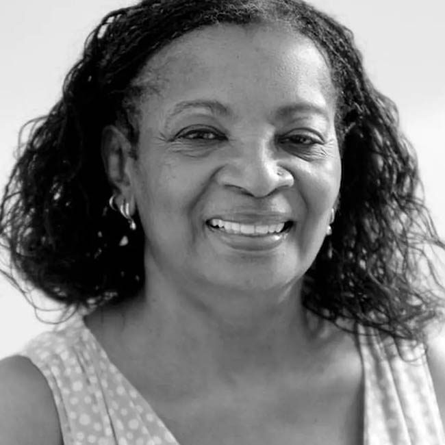 Black-and-white portrait of Colleen J. McElroy