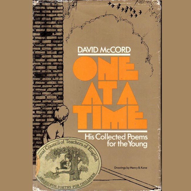 Book cover with an ink sketch of a young boy peering out behind a brick building up to the sky, watching a flock of birds.