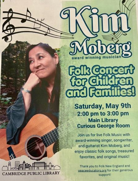 Kim Moberg concert flyer